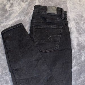 American Eagle distressed skinny jeans